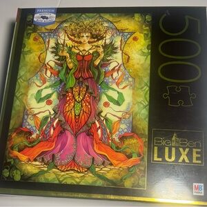 Big Ben Luxe 500-Piece fairy Puzzle - Vibrant Multicolor Design
